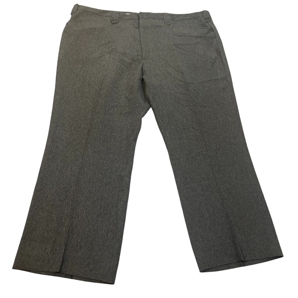 Vintage Circle S Mens Western Dress Pants Gray Made in USA Fit 44x28 (46 Tag)